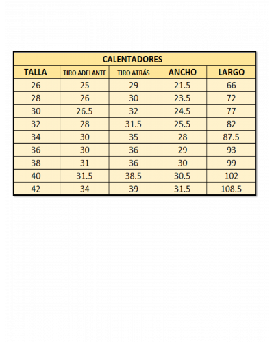 Calentador de Educación Física