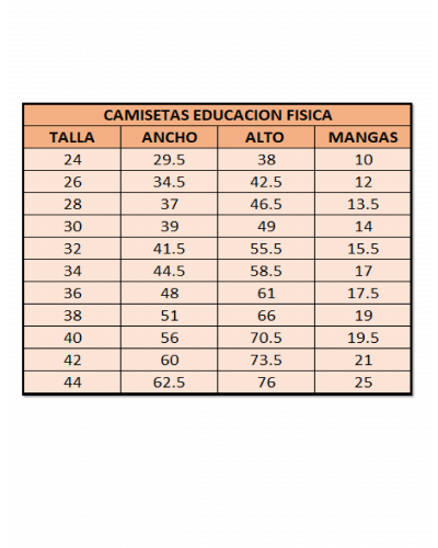 Camiseta de Eduacion Fisica